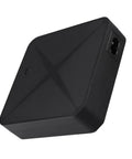 Solid Mini Ups Backup Power With 9000Mah Lithium Battery Supports 5V 9V 12V And 48V Poe For Routers Modems And Cameras US Plug, compact black design.