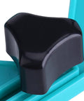 Close-up of black knob on Pro Grade Adjustable Drill Hole Locator With Vacuum Base Sucker - Hole Saw Jig For Ceramic Tile Glass Marble Porcelain.