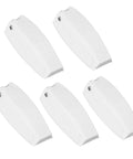 5 Pack Baggage Door Catch For RVs White ABS Door Holder for Cargo Compartments and Doors Spring Loaded Hinge