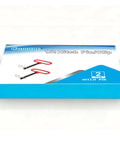 Built Tough Heavy Duty Trailer Hitch Pin With Vibrant Red Handle And Secure Safety Clip Precision Clevis Towing Pin For Daily Hauls in box.