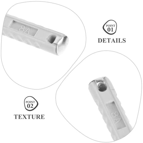 Close-up details of an 8A fuse from a European Type Classic Car Fuse Kit 60 Piece Set For Vintage Vehicles With 5A 8A 10A 16A 25A And 40A Fuses.