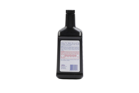 Power Steering Fluid 32 Oz Keeps Steering Easy, Smooth And Quiet, Helps Reduce Turn Effort And Deliver Smooth Handling, Protects Hydraulic System In Extreme Cold And Extends Vehicle Service Life black bottle with label