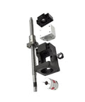 SFU1604 500mm Ball Screw With Ultra Low Backlash For Smooth CNC Motion, Rolling Friction Design, Built From Bearing Steel For Beefed-Up High-Precision Linear Drives In Milling, 3D Printing And CNC Routers, shown with mounting blocks