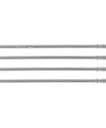 Four Half Inch Drive 24 Inch Breaker Bars With Pivoting Heads Built From AISI 4140 Steel For Auto Shops And Home Garages