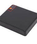 Mini UPS 15600mAh Battery Backup For Router And Modem USA Plug, compact black power supply unit with LED indicators.