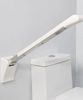 27.5 Inch Stainless Steel Bathroom Grab Bar With Foldable Skid Resistant Toilet Safety Rail for Disabled and Seniors Plus Seat Support