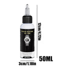 Pro Grade Clock Lubricant And Maintenance Grease For Grandfather Clocks And Watches, 50ml Bottle, dimensions labeled