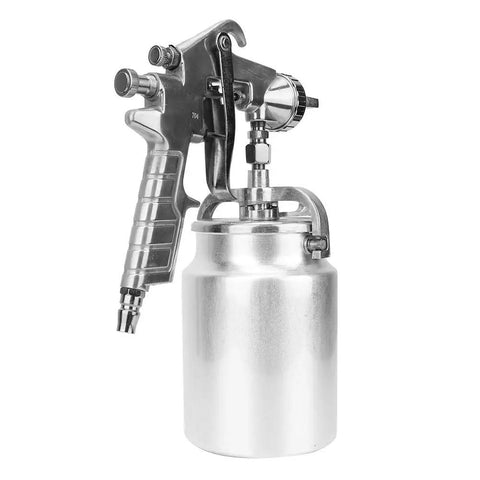 Premium Pneumatic Paint Spray Gun Featuring 2.0 Mm Suction Feed Nozzle with metal cup for easy auto restoration and home decor.
