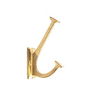 Skylight Collection Wall Hooks For Coats Hats Towels Robes And More Four And Seven Eighths Inch Long Brushed Golden Brass 14 Pack