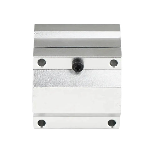 Heavy Duty Linear Guide Bushing SC10AJ SC12AJ Precision Slider Bearing Unit, metal body with mounting holes, for 10mm and 12mm shafts.
