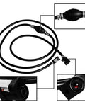 Image of Outboard Fuel Line Hose Kit With 12 Liter Tank And 3 Gallon Capacity, 5 Sixteenth Inch Line, 10 Foot Length, Primer Bulb, Connectors