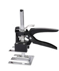 Rugged Carbon Steel Furniture Lifting Jack Adjustable Multi Purpose Cabinet Installer Hoist Heavy Duty Handheld Support Tool for precise lifting.