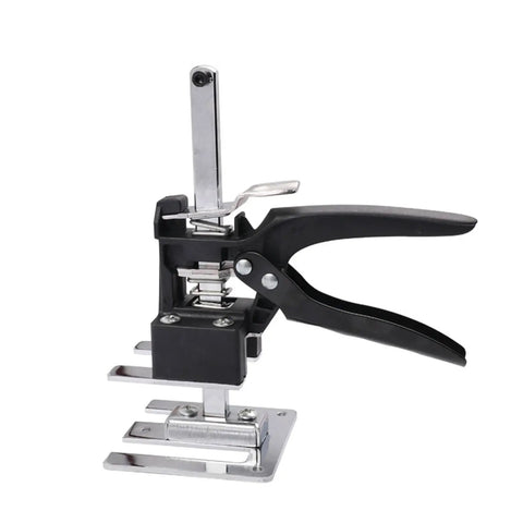 Rugged Carbon Steel Furniture Lifting Jack Adjustable Multi Purpose Cabinet Installer Hoist Heavy Duty Handheld Support Tool for precise lifting.