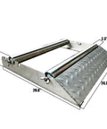 Heavy Duty Cable Drum Roller For Heavy Wire Reels Stainless Steel Cable Roller Stand Reel Dispenser Holds Reels Up To 23 Inches Wide