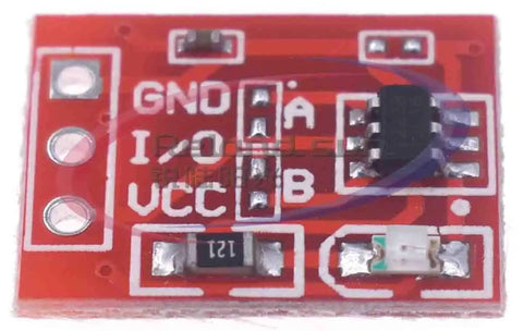 Close-up of 10 Pcs New Capacitor Type Touch Button Module With Self Locking Single Channel Touch Switch Sensor For Easy Prototyping