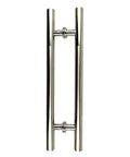 Heavy Duty 304 Stainless Steel Brushed Round Tube Door Handle Push Pull For Glass And Wood Doors Sliding Handrail Hardware Built To Last