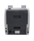 Heavy Duty Automatic Money Counter Machine For Mixing Bill Denominations Featuring Advanced Ultraviolet Magnetic Infrared Counterfeit Detection SD Card Upgrades Ecb Certified And Smooth Cash Crunching Tech back view showing ports and design.