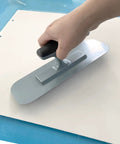 Lightweight Plastic Trowel With Black Comfort Grip Workhorse For Easy Scrape And Smooth Walls Includes 3.5 x 9.5 Inch