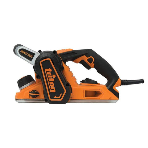 Beast 750W 2 in 1 Electric Wood Planer And Sander with orange and black design, featuring adjustable auxiliary handle.