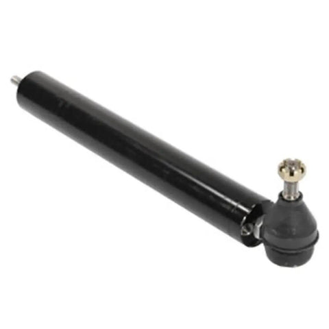 Aftermarket Power Steering Cylinder With Base Ball Joint End For Ford And New Holland Tractors Fits 600 700 800 900 2000 3000 4000 RH Or LH Side Compatible Five Eighths Inch Rod And Seven Sixteenths Inch Threaded End Replaces E2NN3A540BA black cylinder with ball joint end