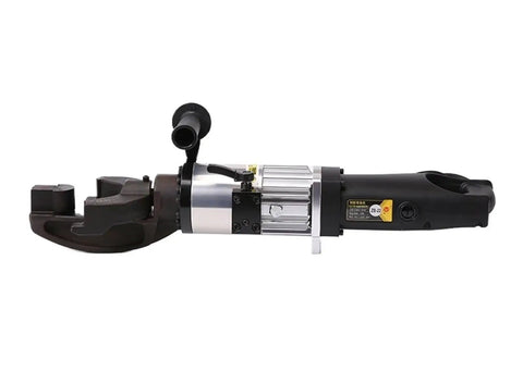 Heavy Duty Rebar Cutter Machine Portable Electric Steel Bender ZB-22 shown from the side, featuring a robust steel body and powerful motor.