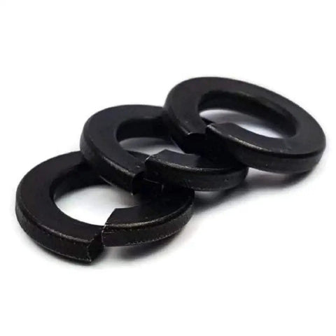 Number Eight Split Ring Lock Washers One Eight Eight Stainless Steel Black Oxide Coating Heavy Duty Anti Vibration Hardware For Nuts And Bolts Zero Play Secure Fit One Hundred Count