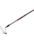 Self Priming Paint Roller With Automatic Suction For Flawless Indoor Wall Coating And Streamlined Application Making Your Paint Day A Total Cinch To Tackle, featuring extendable handle.