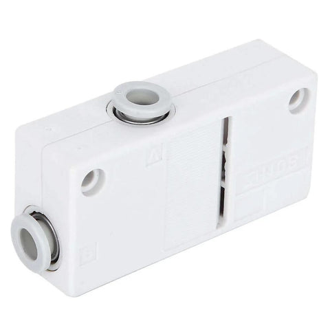 White compact Workhorse Industrial Grade Pneumatic Vacuum Negative Pressure Generator for Automation and Robotics Air Vacuum Source
