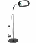 Upgraded 30X And 10X Floor Magnifying Glass With Light And Stand Hands Free 3 In 1 Magnifying Lamp