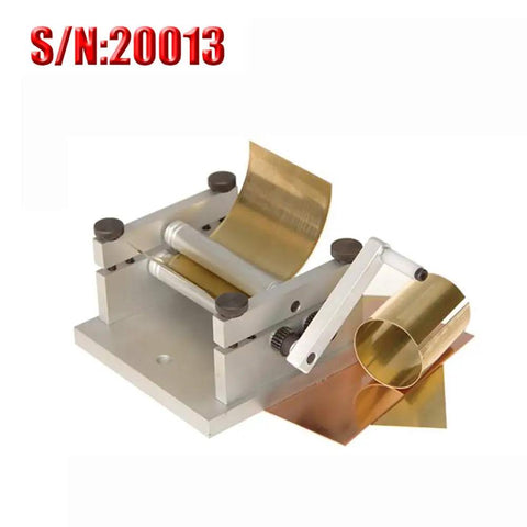 Knockout Manual Plate Rolling Machine Featuring Mini Metal Sheet And Tube Roller For Smooth Wood Plastic Bending With Zero Sweat Heavy Duty Workshop Curve Tools