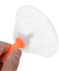 Transparent Windproof Spray Nozzles With Drift Guard For Agricultural Electric Sprayers with orange handle
