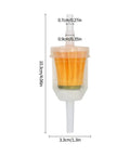 High Flow Inline Fuel Filter for Lawn Mowers and Small Engines with wide compatibility of 5/16 and 1/4 inch fuel lines