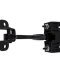 Close-up of Peugeot Boxer Car Door Hinge Check Strap OEM 1358220080 9181N9 showing rugged metal ABS build and bolts.