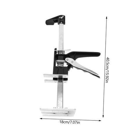 Solid Grip Handheld Leveling Jack Pair Multi Purpose Tile Lifter And Cabinet Adjuster No Sweat Setup Game Changer For Weekend Warriors And Pro Craftsmen Demanding Perfect Alignment Today, shown measuring 40.5cm tall.