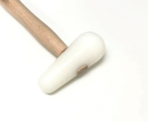 Premium Domed Nylon Hammer Featuring A Rock Solid Five Inch Head And Eight Ounce Weight For Metalsmith Forming Dapping And Custom Metalworking Tools Built To Crush Any Project Without Breaking A Sweat