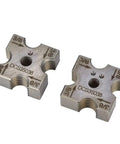 3/8 Inch Cutting Die Set Replacement For Stainless Steel Coarse Threaded Rod, Heavy Duty Hardened Steel Construction With Laser Etched Size Markings