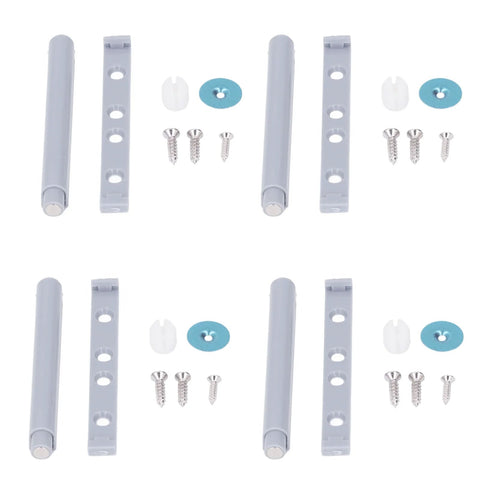 20Pcs Cabinet Door Rebound Devices for Wardrobe, Drawers, and Sliding Doors, ABS material, with screws and plugs