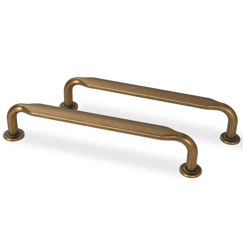 10 Pack 5 Inch Cabinet Pulls Antique Brass Zinc Alloy Drawer Pulls Solid Cabinet Hardware For Kitchen Cabinets Dressers Wardrobes And Furniture