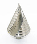 Built Like A Tank HSS Step Drill Bit 6-60mm spiral grooves showing diameter markings for precise hole cutting in metal and wood.