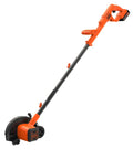 20V Max Cordless Lawn Edger Kit With 1.5 Ah Battery And Charger Included 4 Position Adjustable Height Lightweight Design 7.5 Inch Double Edge Blade Edge Guide Great For Edging Walkways And Borders, showing full product view