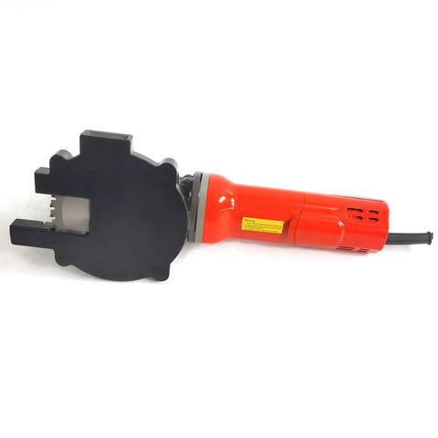 CCTI Electric Cutting Edge Saw RCS-40A Mighty 1100W with red handle, cutting head for steel rods, used for construction.