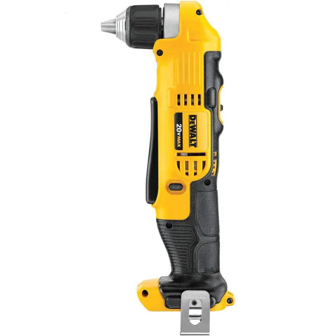 Compact 20V Max Right Angle Drill With Dual Speed Ranges 0 To 650 And 0 To 2000 RPM, Slim 4 Inch Length For Easy Access, Multi Grip Trigger For Tight Spots, Ergonomic Design, Tool Only