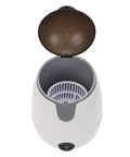 Top view of 13L Mini Underwear Washing Machine with open lid, PP shell, and inner spinner for socks and baby garments.