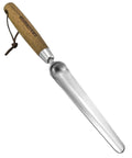 Grab And Go Narrow Garden Trowel For Transplanting And Weeding Stainless Steel Widger With Wood Handle Long Slim Blade