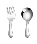 2 Piece Portable Camping Cutlery Set with spoon and fork stainless steel Grab and Go outdoor dining essentials for hiking camping picnics backpacking