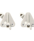 Heavy Duty Pontoon Boat Gate Latch Replacement Kit With Stainless Steel Screws Compatible With Standard One To Four Inch Marine Tubing two ABS latches with screws