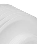 Close-up of Flexible Hole Saw Dust Bowl with stretchy rubber gasket for airtight seal during remodeling.