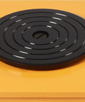 Heavy Duty Machinery Skates Built Tough For Seamless Warehouse Equipment Transport And Smooth Rolling Workshop Dollies, black circular base.