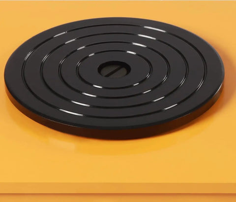 Heavy Duty Machinery Skates Built Tough For Seamless Warehouse Equipment Transport And Smooth Rolling Workshop Dollies, black circular base.