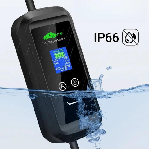 Snag Some Juice Smoothly With This Lightning Fast Type 2 Evse Portable Charger designed for your daily driver, IP66 waterproof.